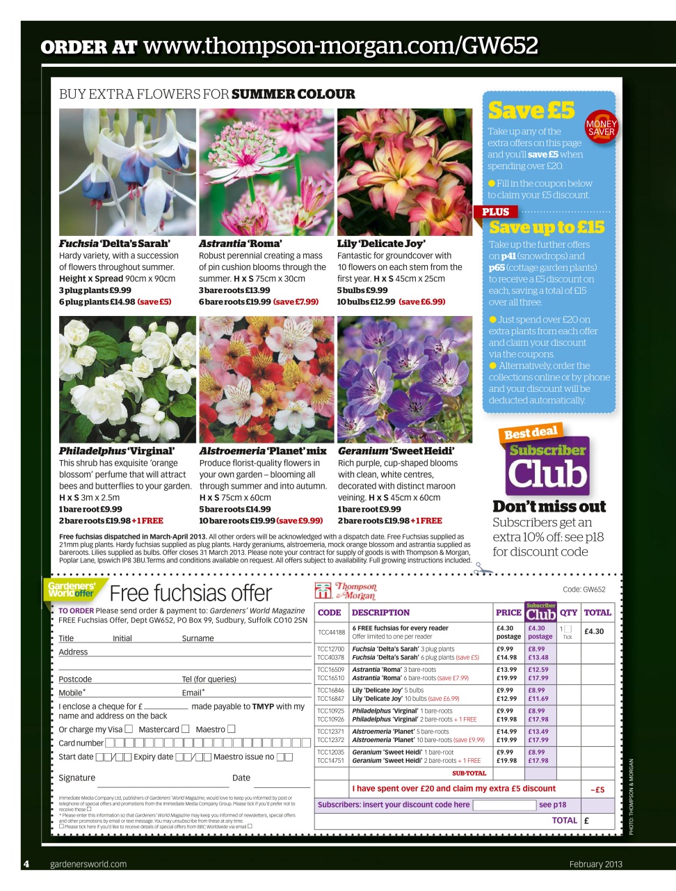 BBC Gardeners’ World Magazine Preview Pages