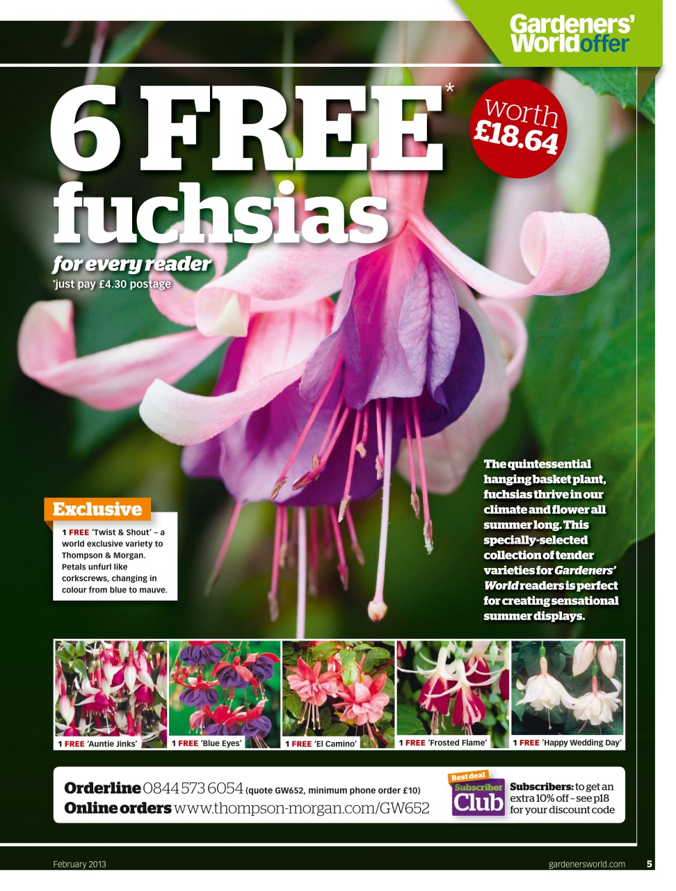 BBC Gardeners’ World Magazine Preview Pages