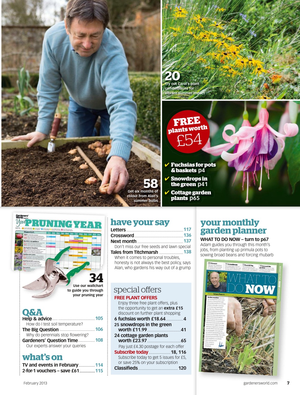 BBC Gardeners’ World Magazine Preview Pages