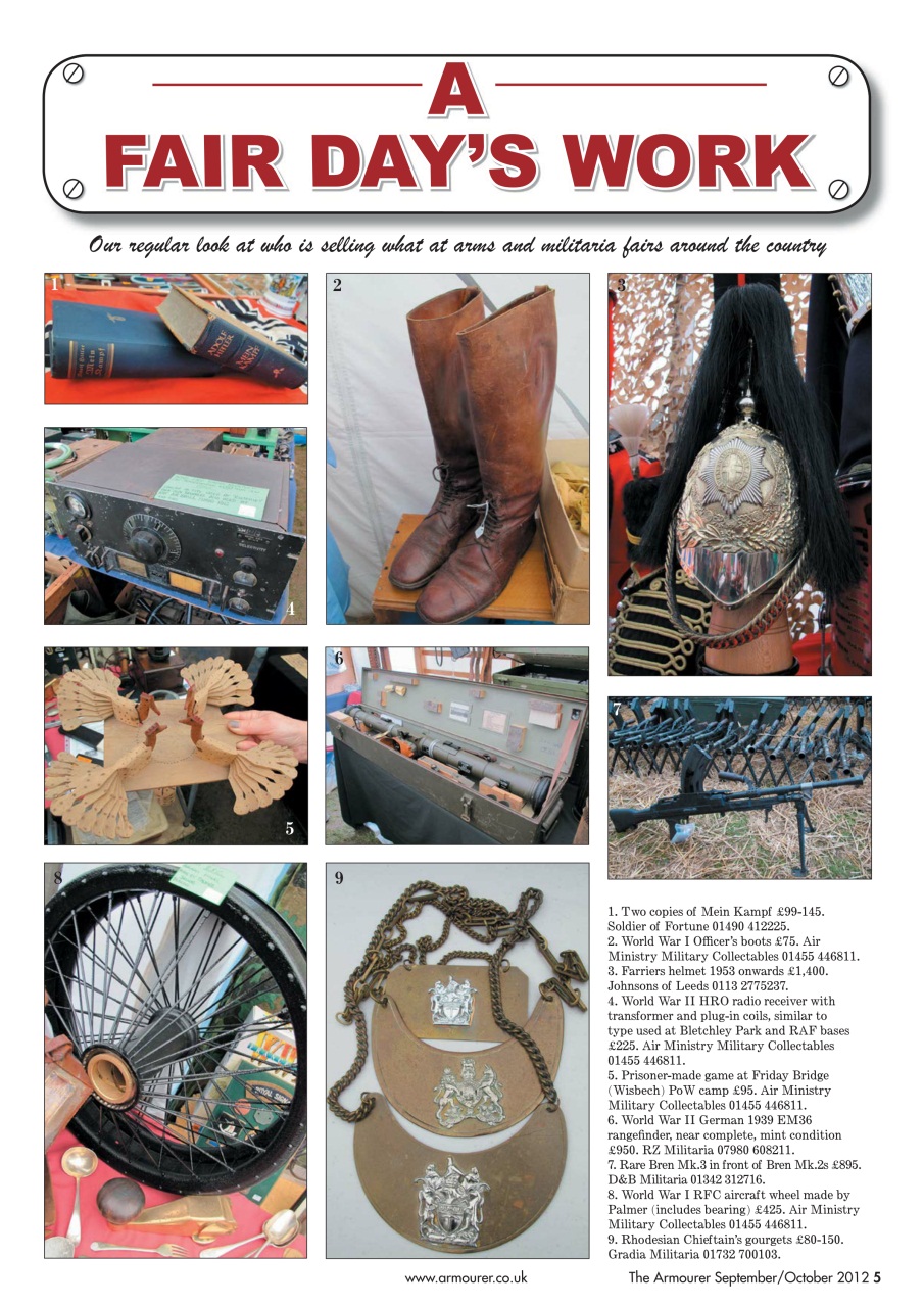 The Armourer Preview Pages
