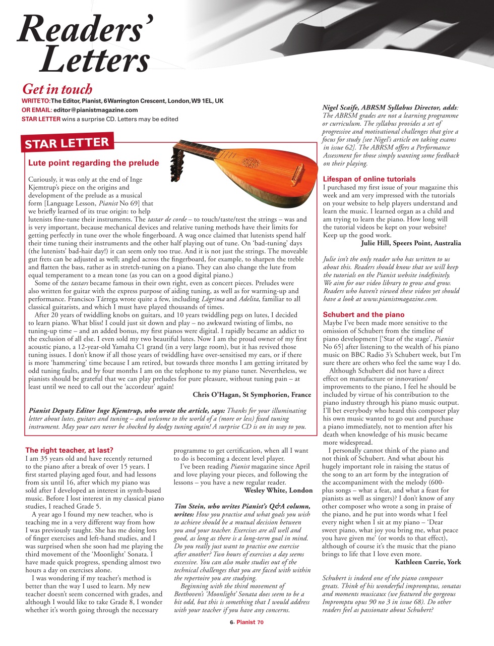 Pianist Preview Pages