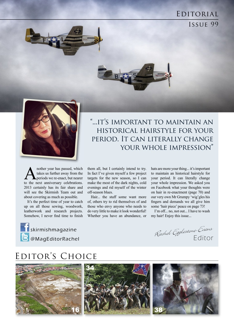 Skirmish Living History Preview Pages