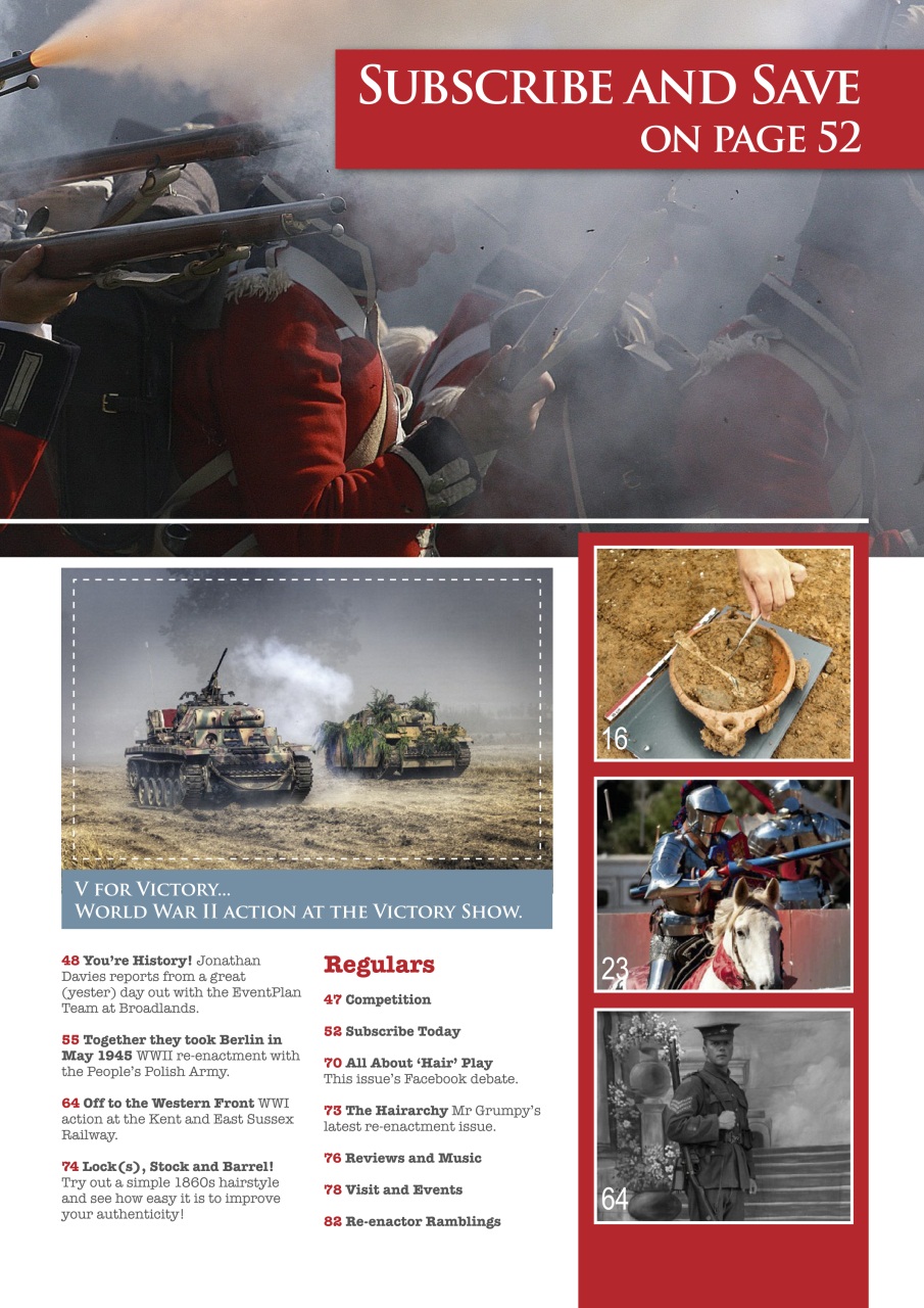 Skirmish Living History Preview Pages