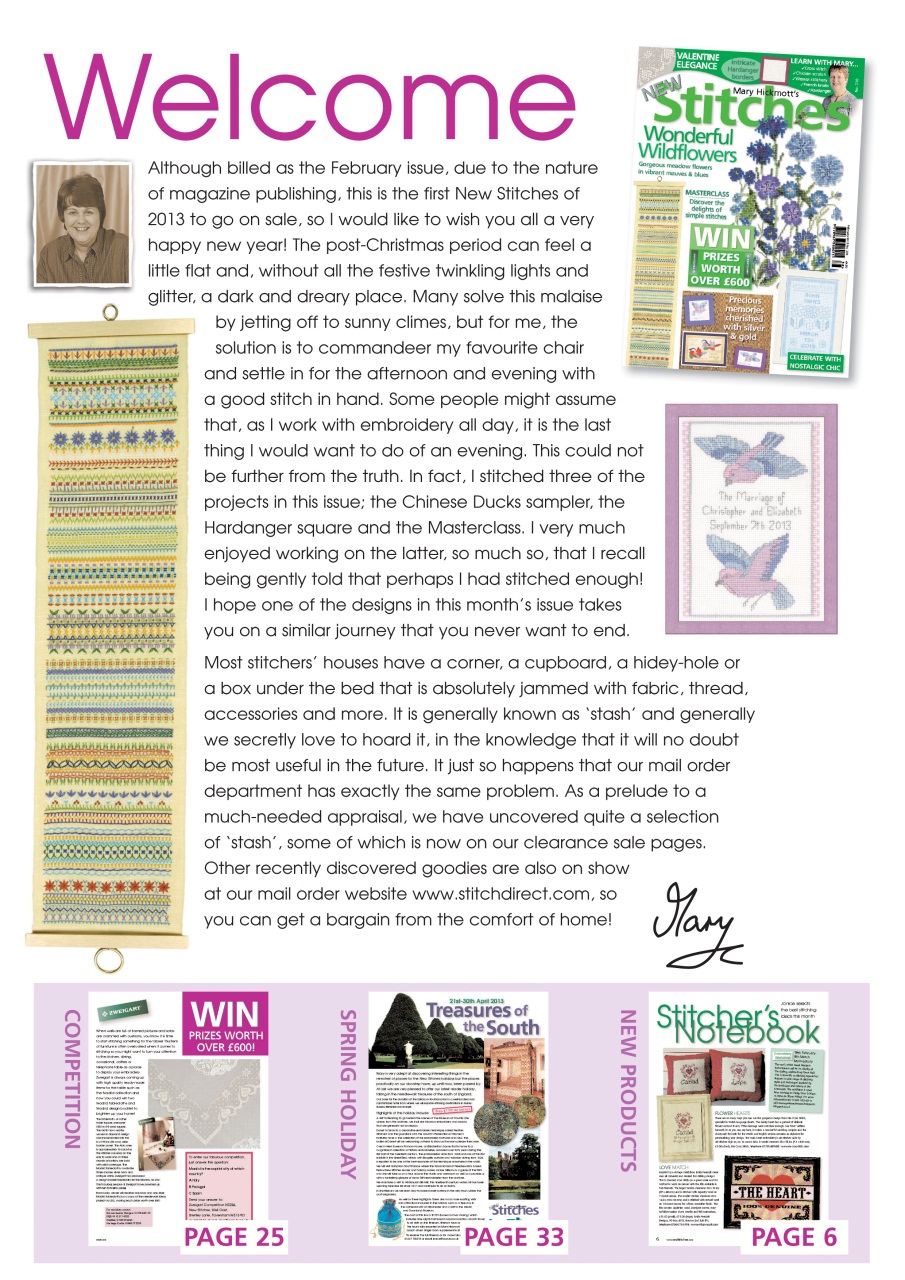 New Stitches Preview Pages