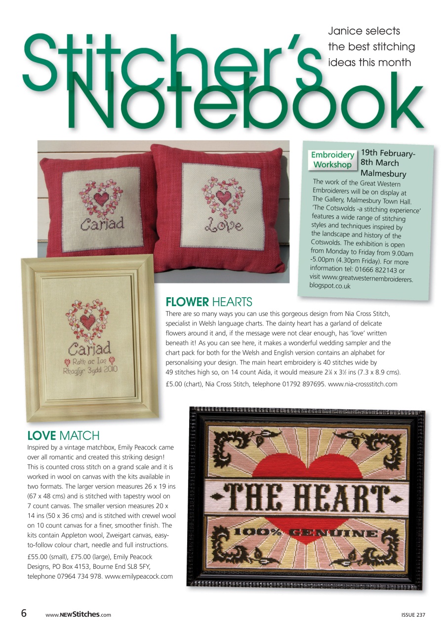 New Stitches Preview Pages