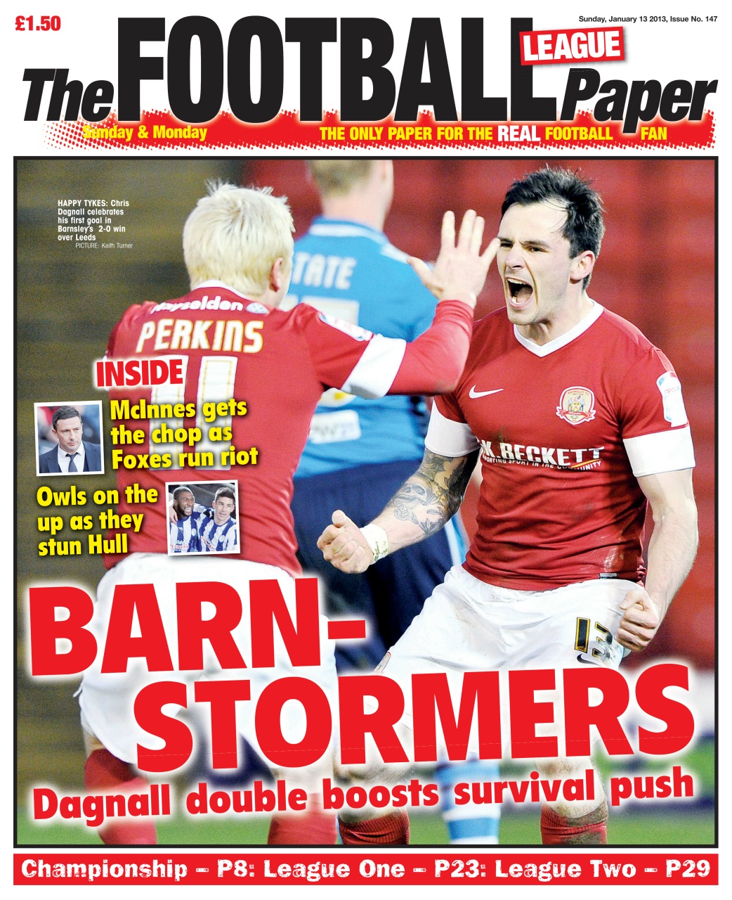 The Football League Paper Preview Pages