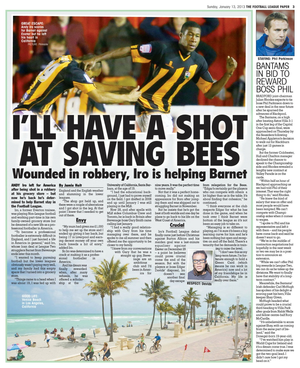 The Football League Paper Preview Pages