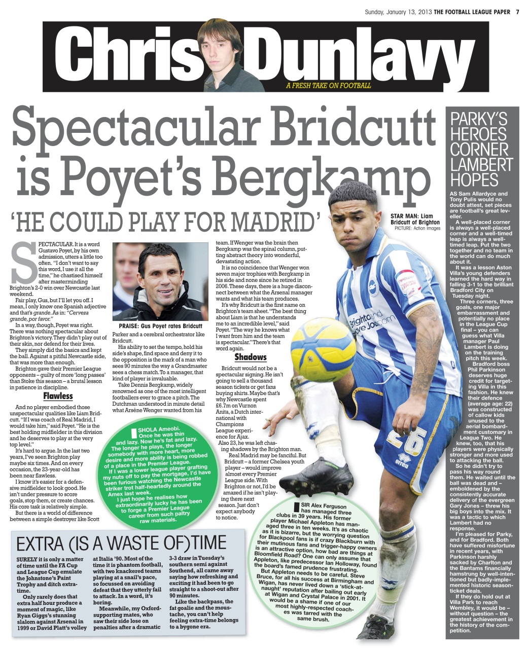 The Football League Paper Preview Pages