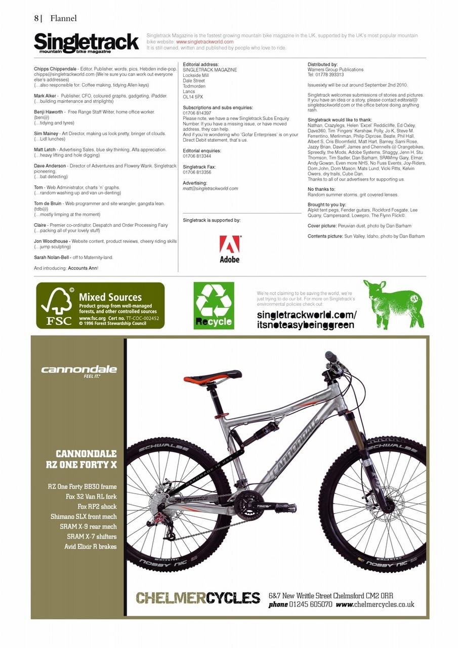 Singletrack Preview Pages