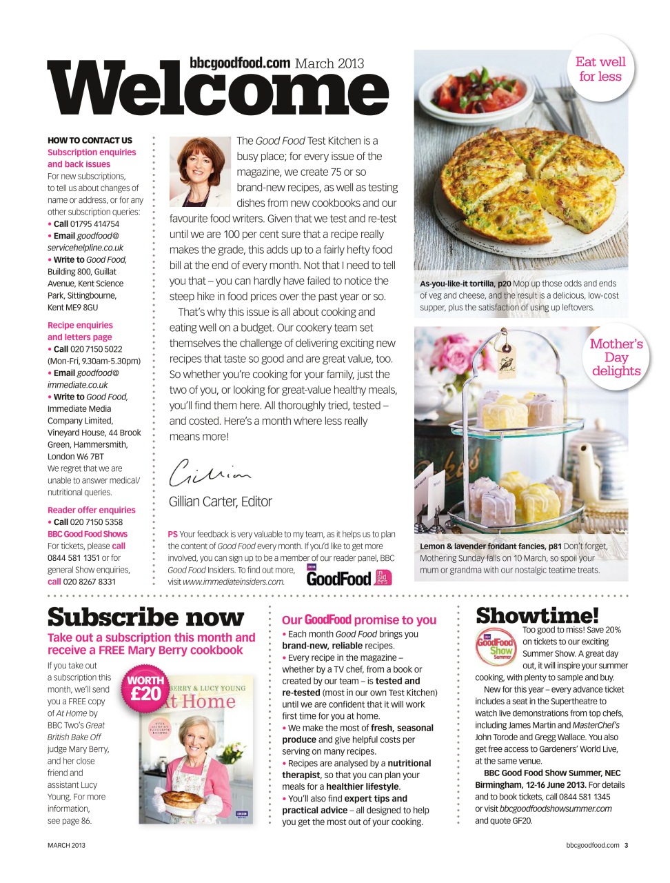 Good Food Magazine Preview Pages