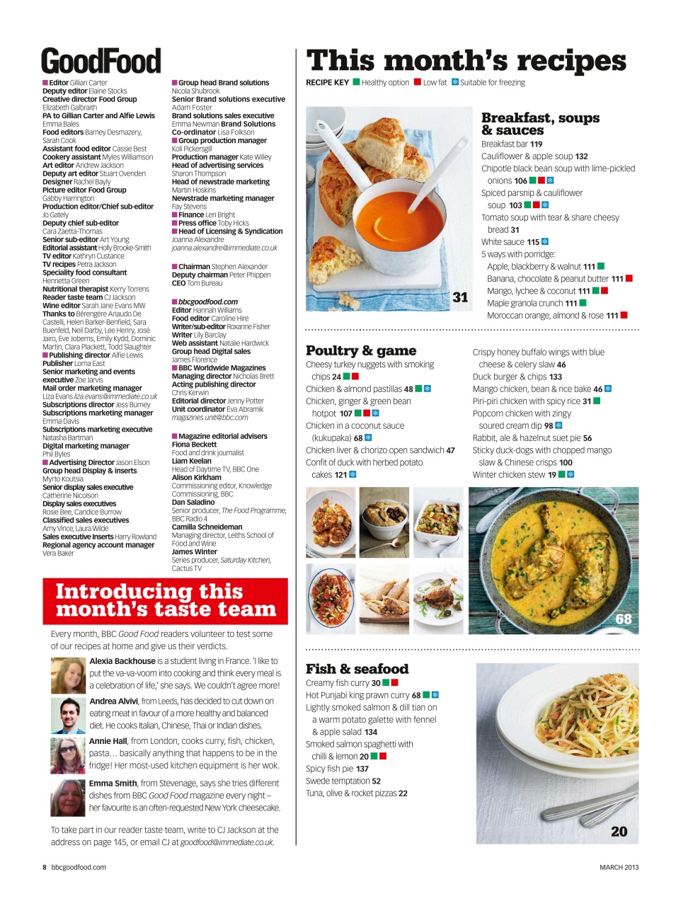 Good Food Magazine Preview Pages