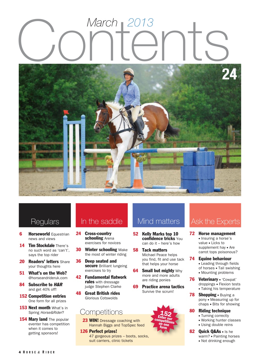 Horse&Rider Magazine - UK equestrian magazine for Horse and Rider Preview Pages