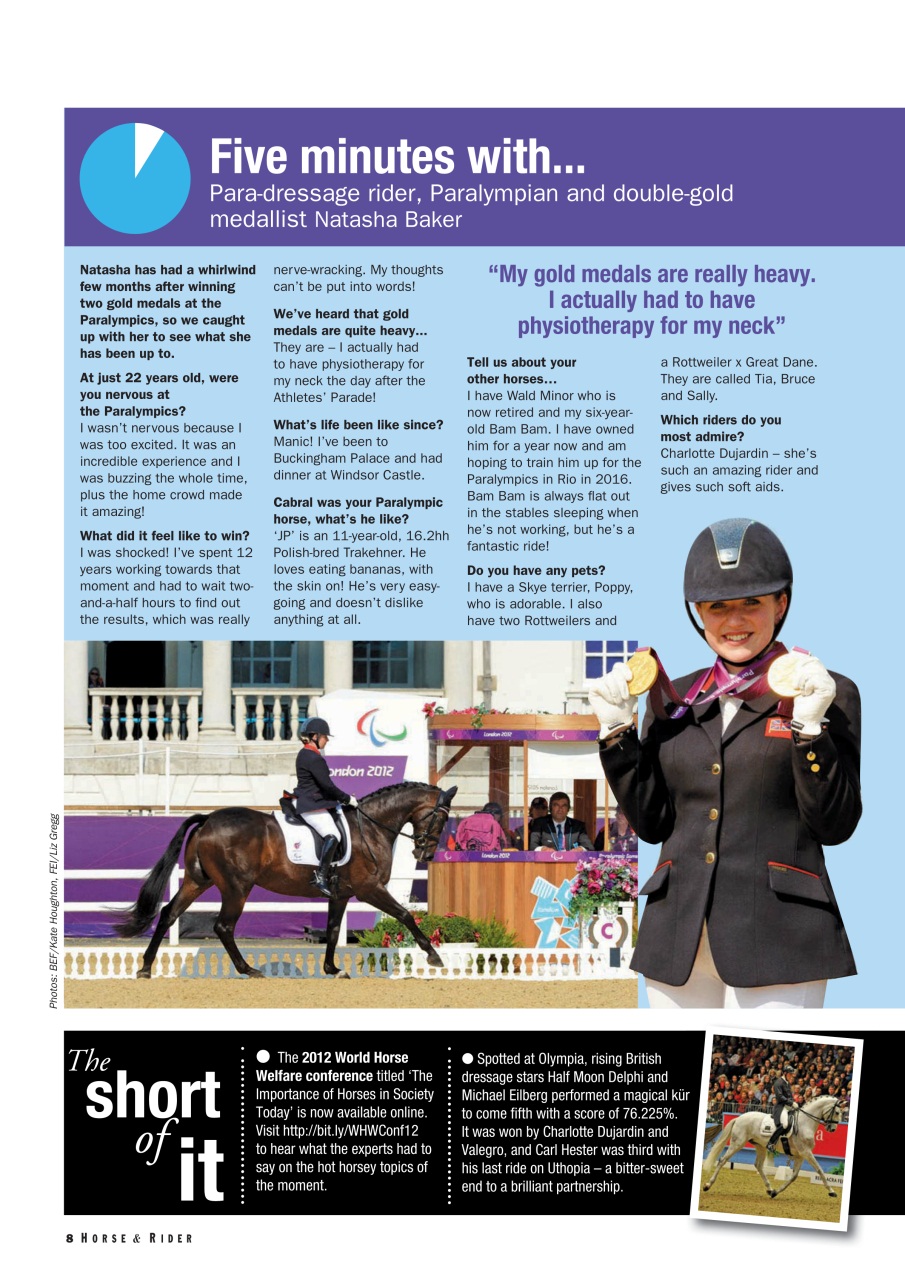 Horse&Rider Magazine - UK equestrian magazine for Horse and Rider Preview Pages