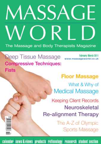 Massage World issue Massage World Feb-Mar 2011