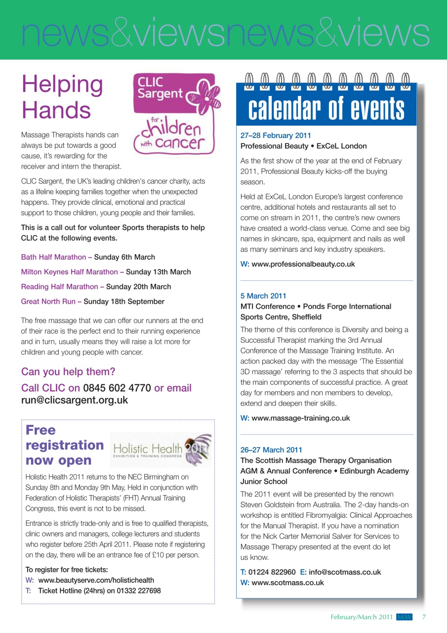 Massage World Preview Pages