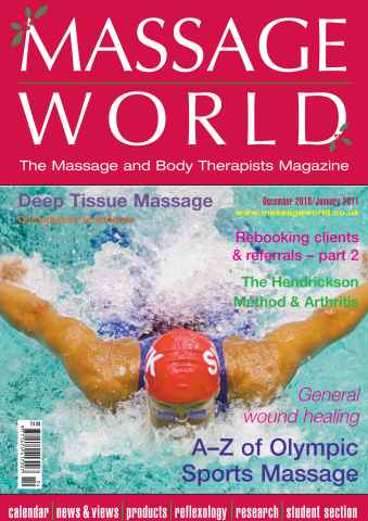 Massage World issue Massage World Dec-Jan 2011