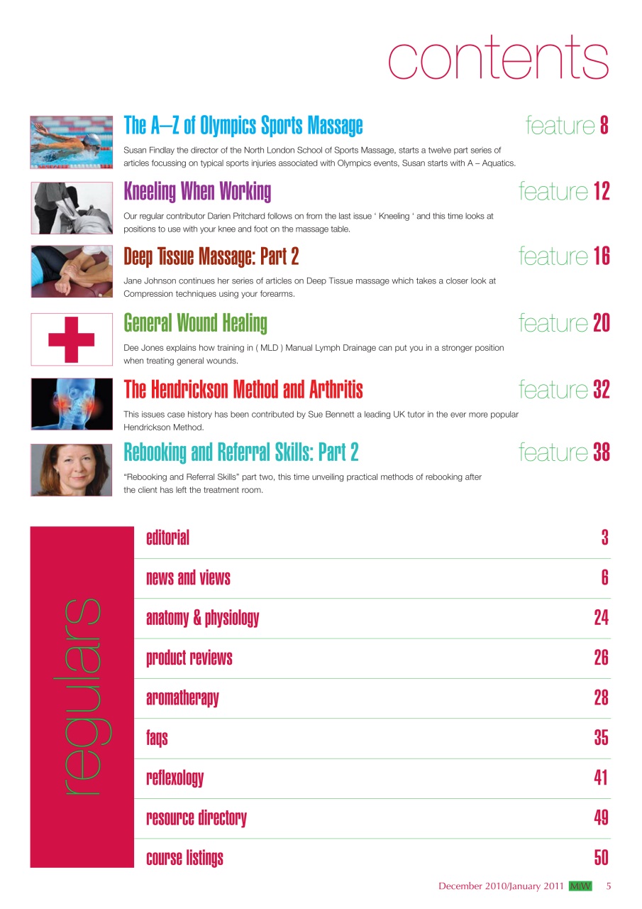 Massage World Preview Pages