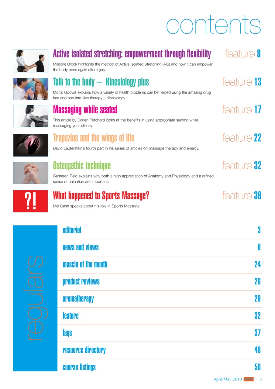 Massage World Preview Pages