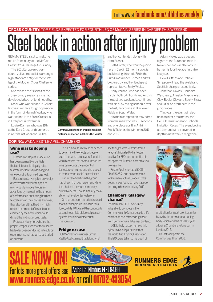 AW – Athletics Weekly Magazine Preview Pages