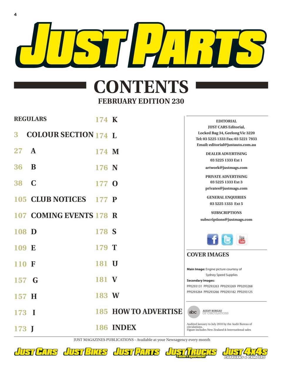 JUST PARTS Preview Pages