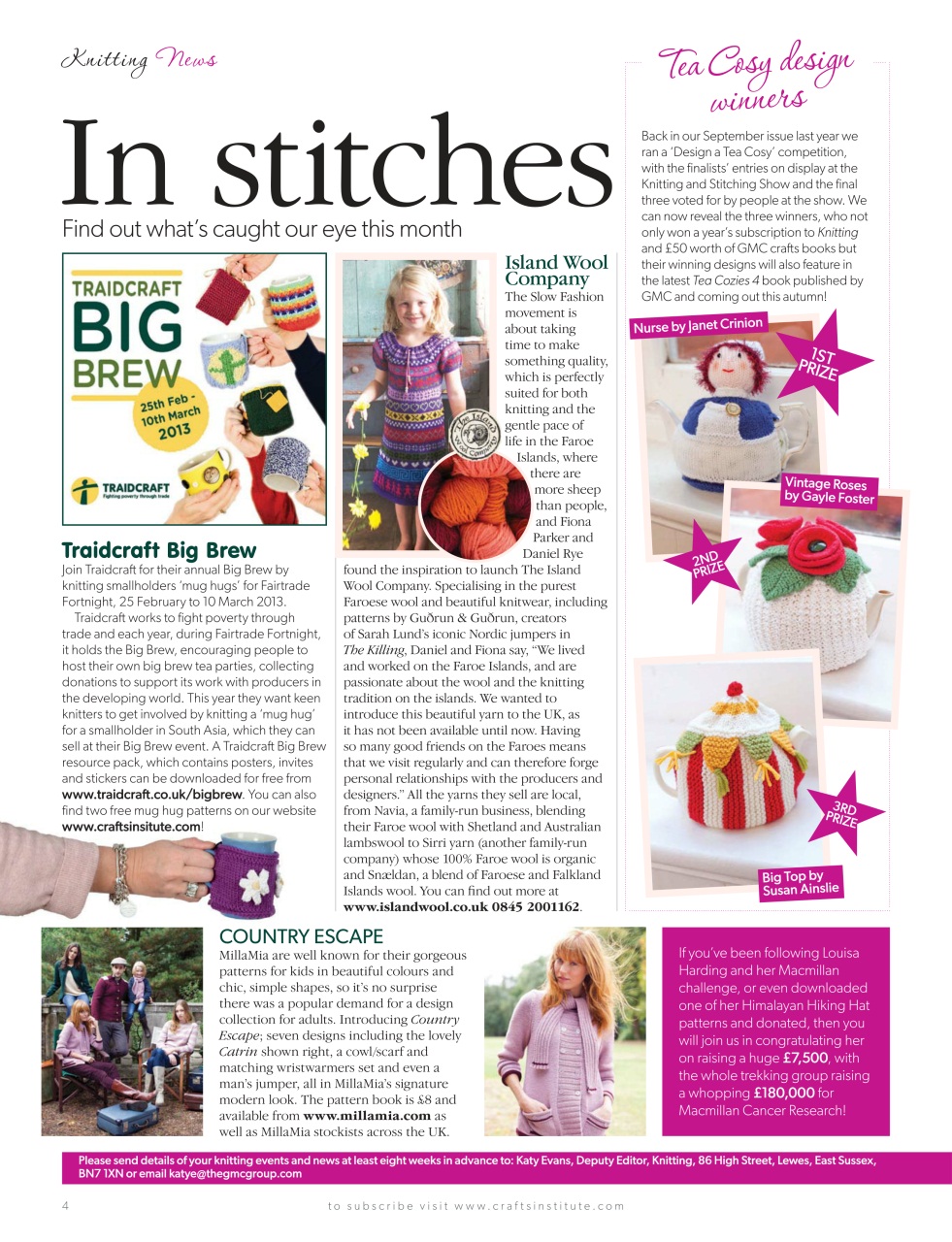 Knitting Preview Pages