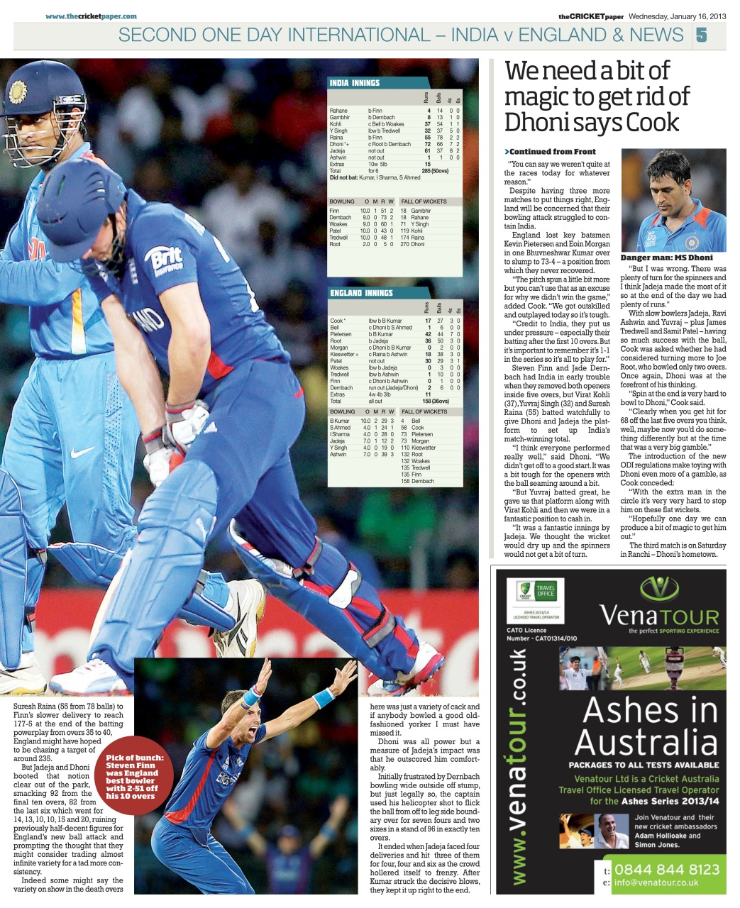 The Cricket Paper Preview Pages