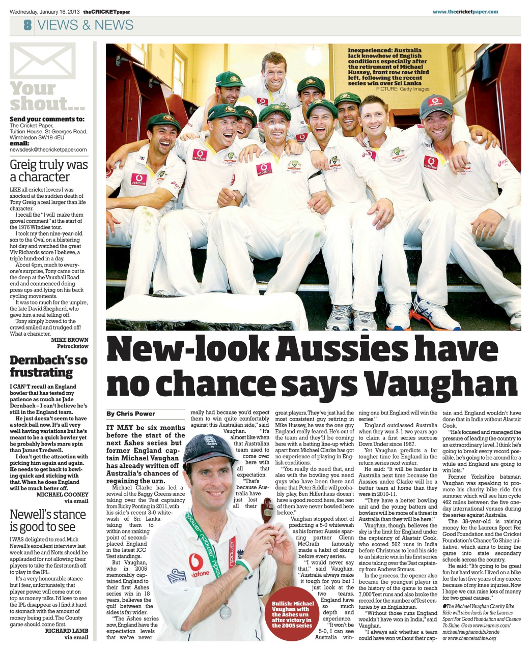 The Cricket Paper Preview Pages
