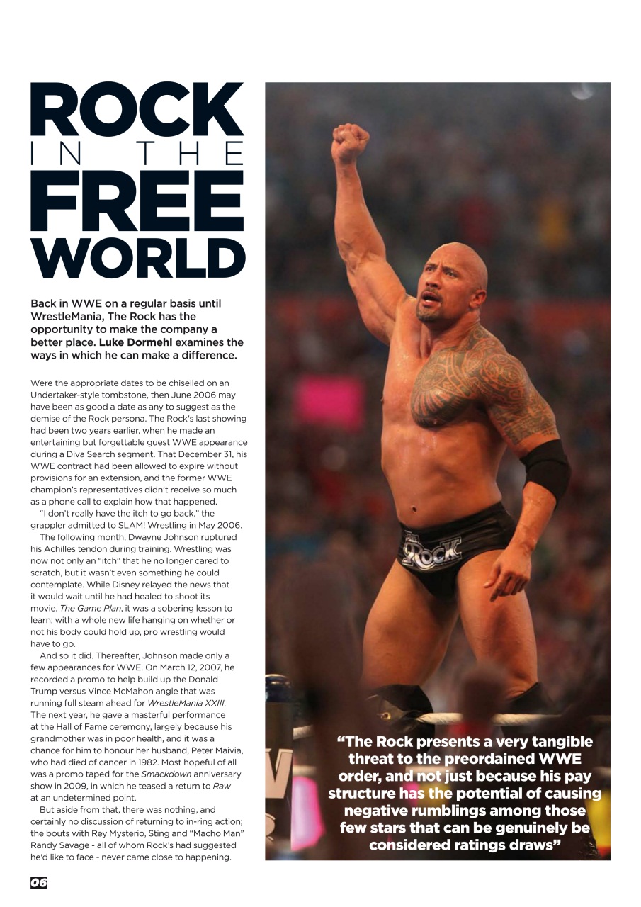 Wrestletalk Magazine Preview Pages