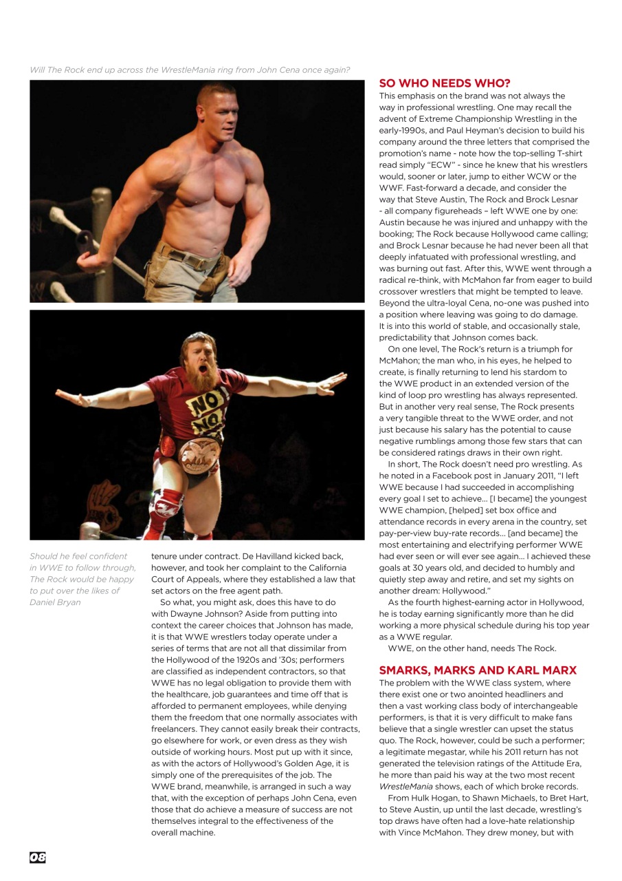 Wrestletalk Magazine Preview Pages