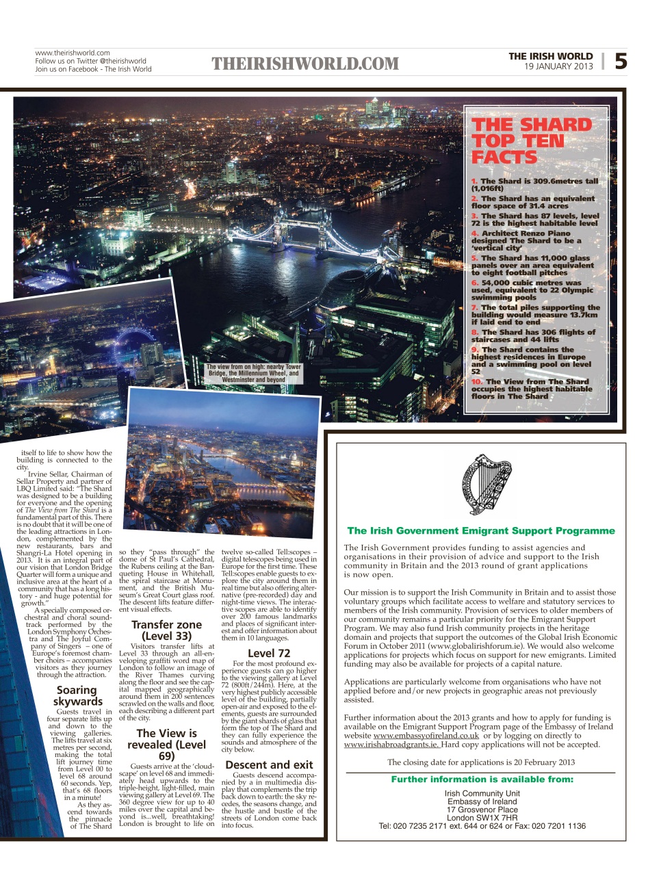 Irish World Preview Pages