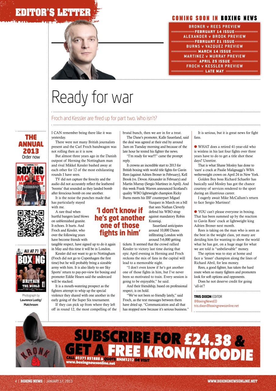 Boxing News Preview Pages