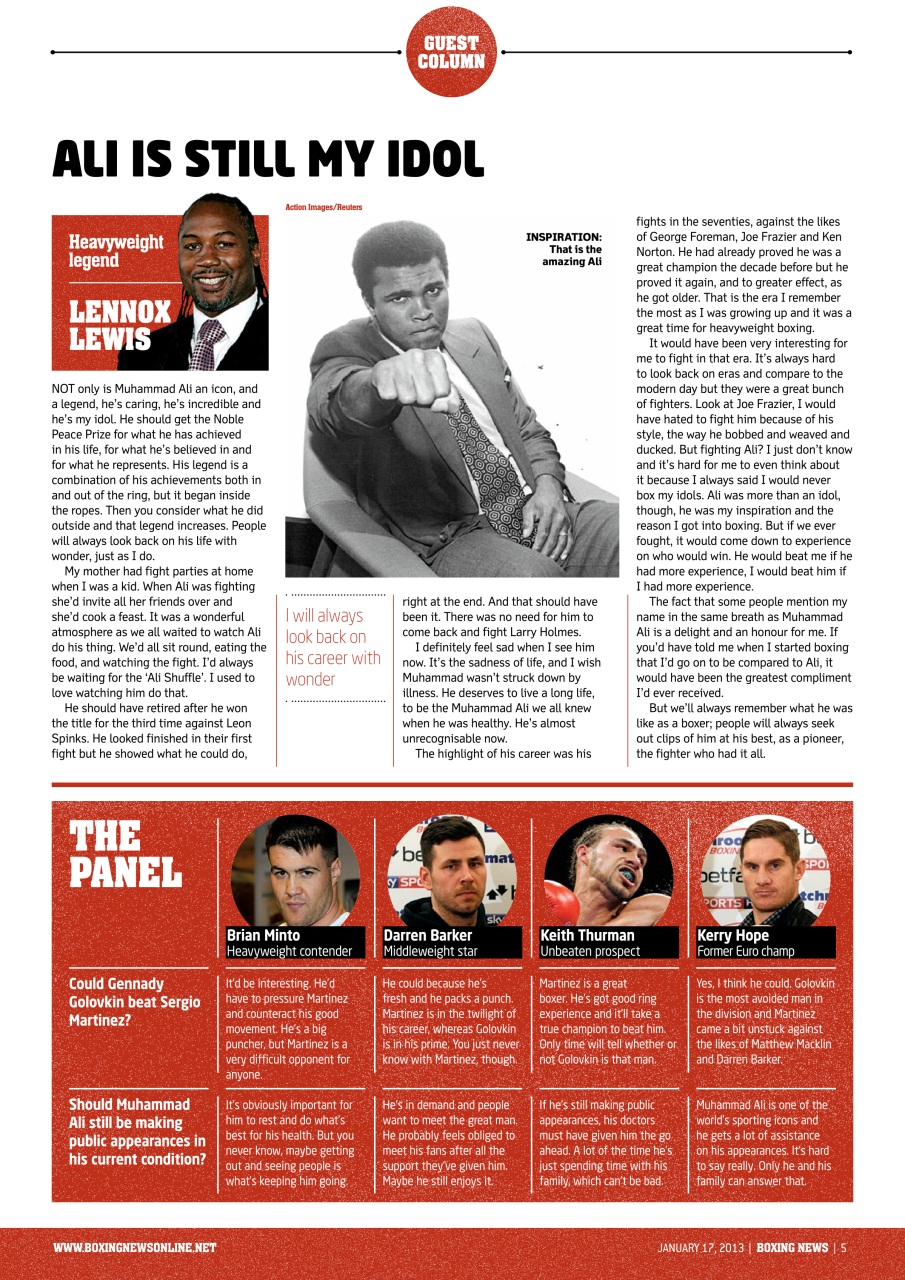 Boxing News Preview Pages