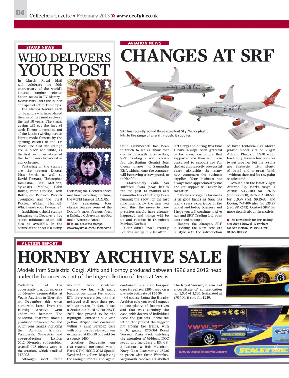 Collectors Gazette Preview Pages