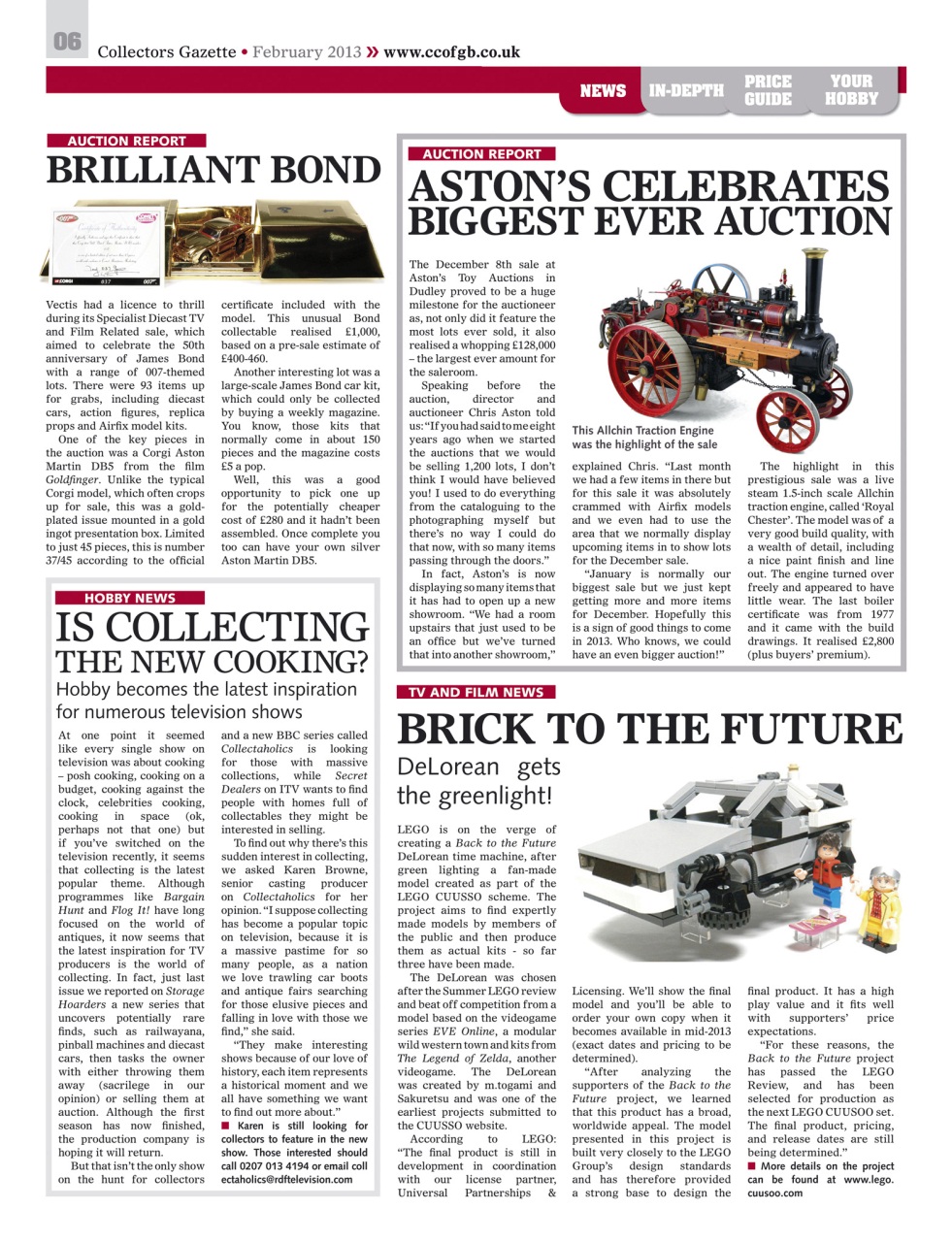 Collectors Gazette Preview Pages