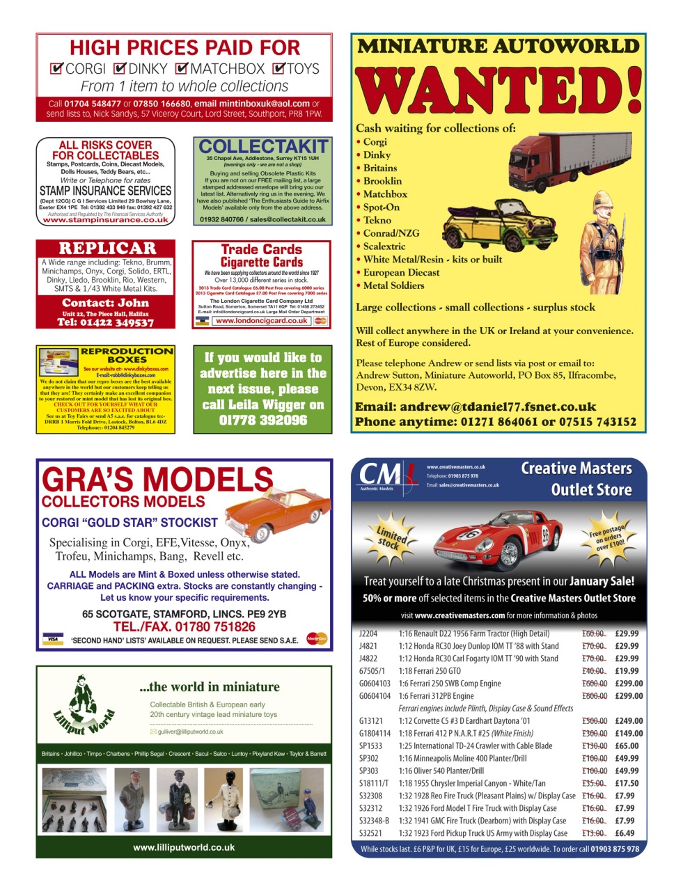 Collectors Gazette Preview Pages