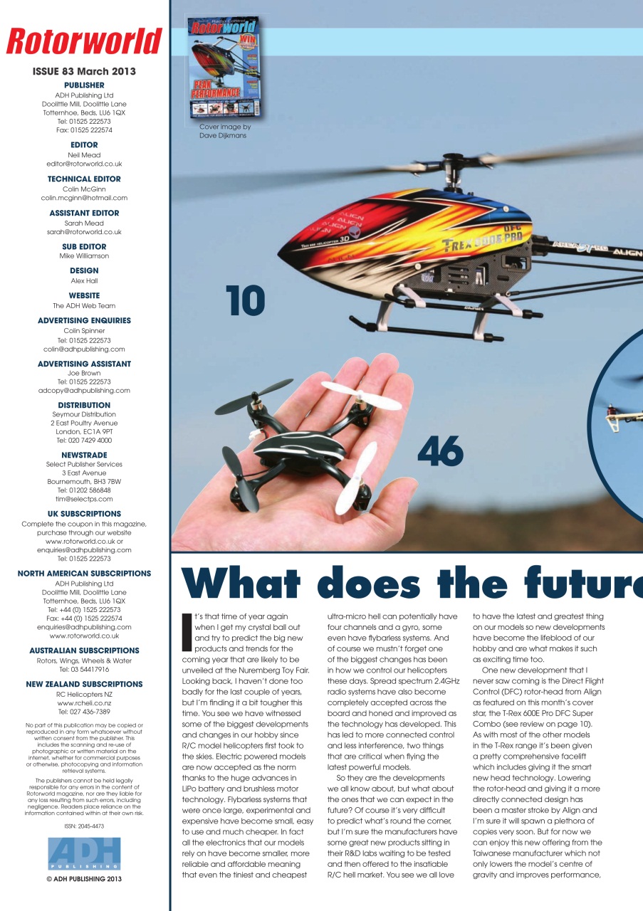 Radio Control Rotor World Preview Pages