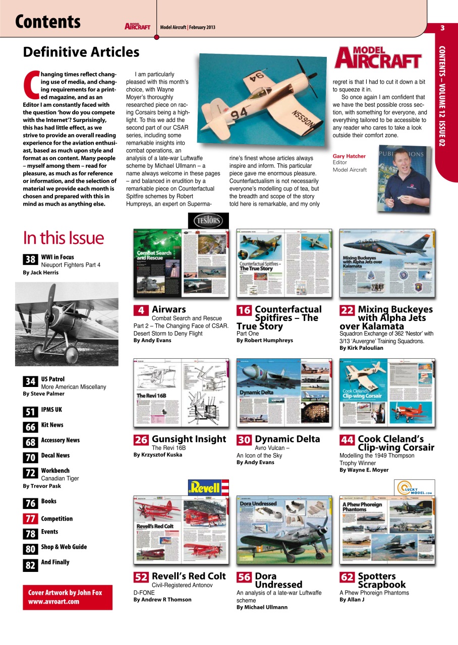 Model Aircraft Preview Pages