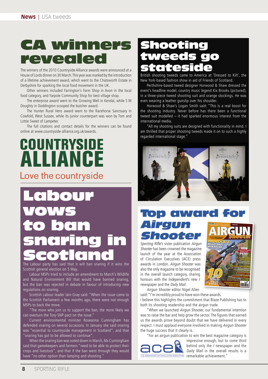 Sporting Rifle Preview Pages