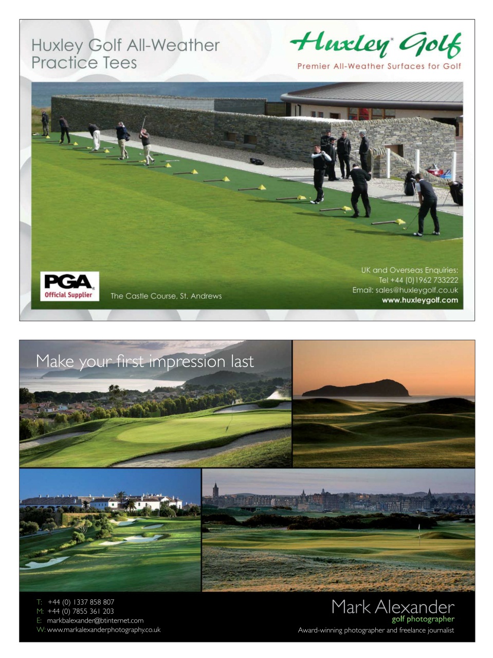 Golf Course Architecture Preview Pages