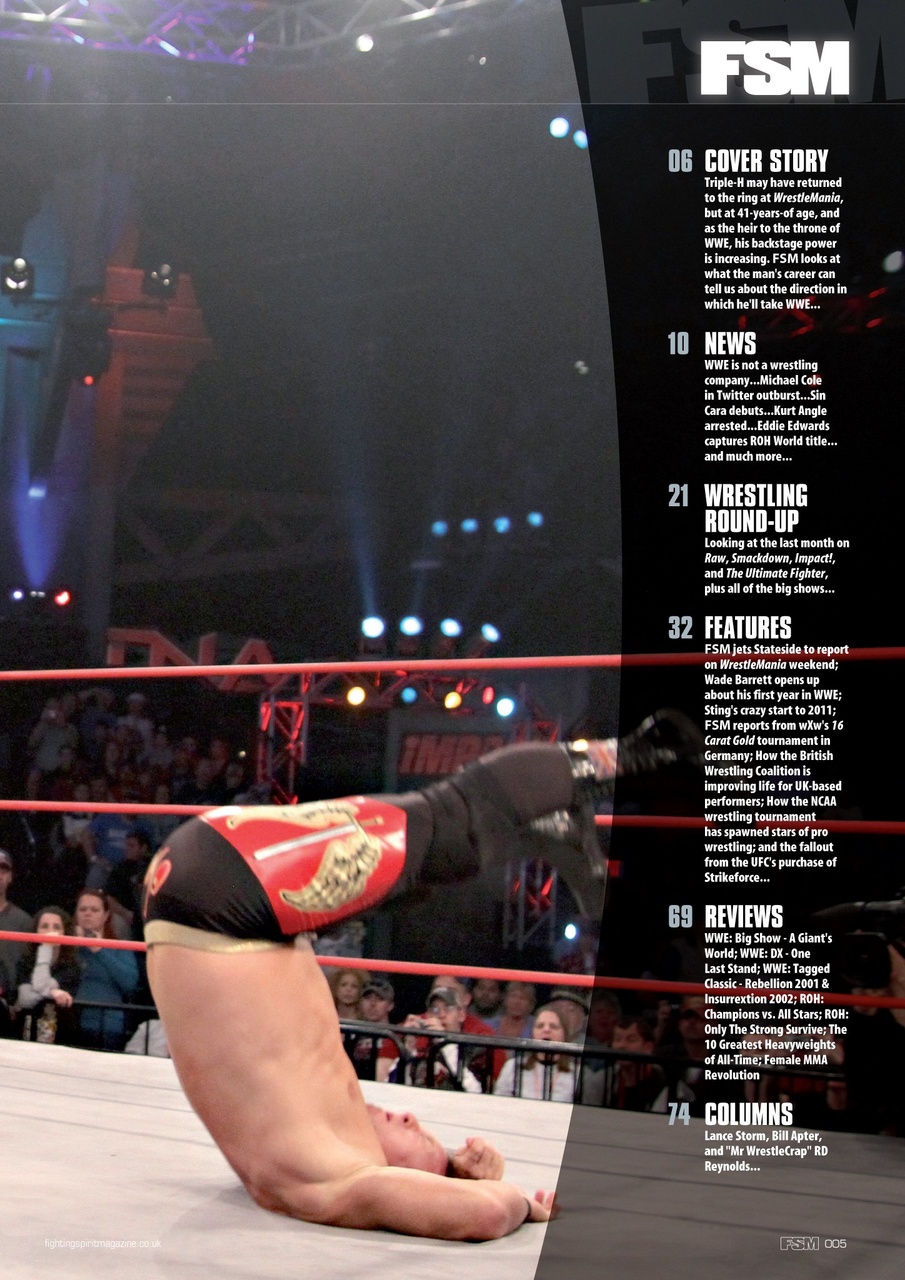 Wrestletalk Magazine Preview Pages