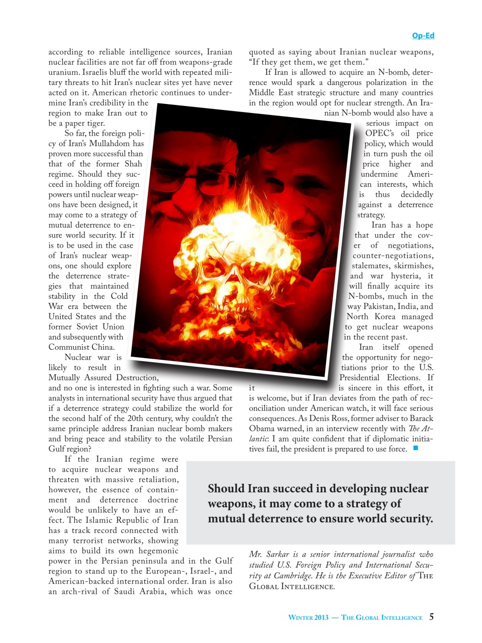 The Global Intelligence Preview Pages