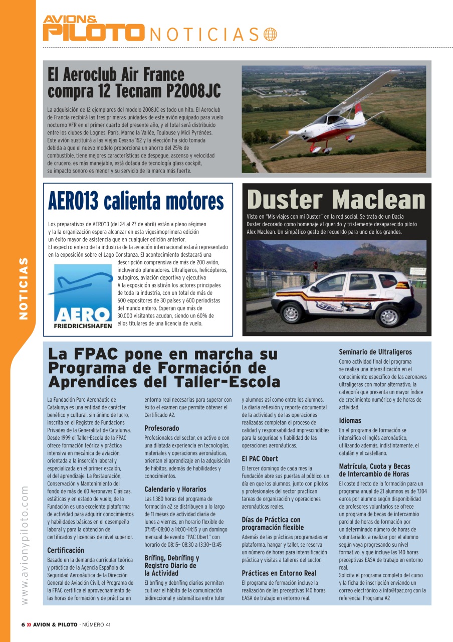 Revista Avion & Piloto Preview Pages