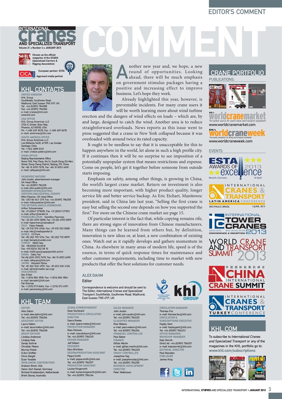 Int. Cranes and Specialized Transp Preview Pages