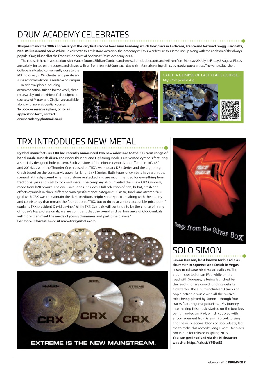 iDrum magazine: Never miss a beat Preview Pages