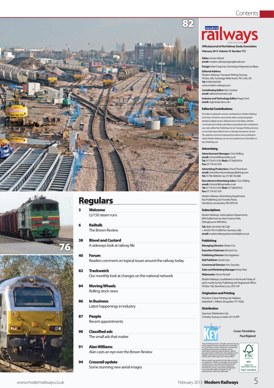 Modern Railways Preview Pages