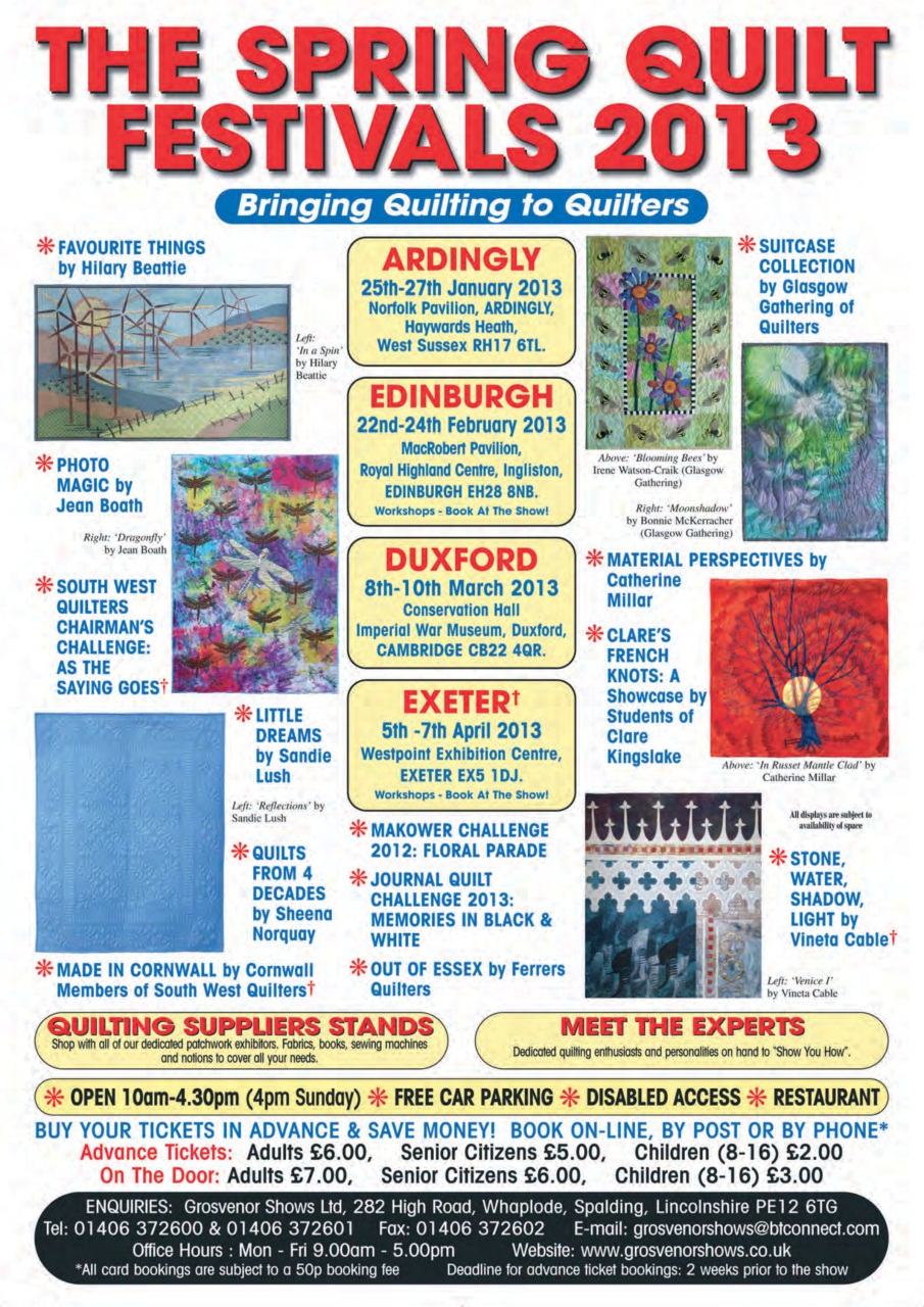 Patchwork and Quilting Preview Pages