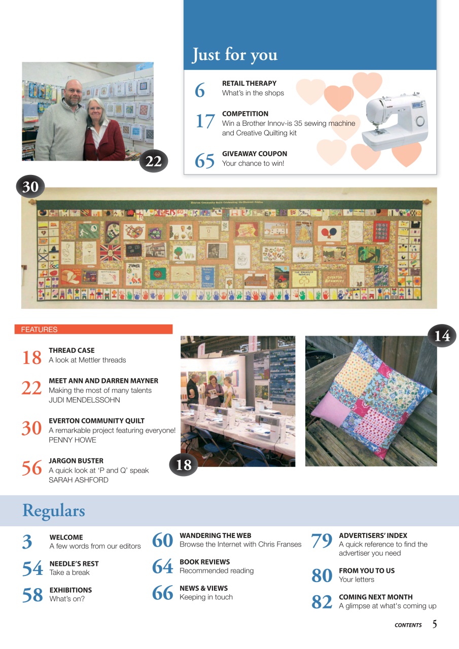 Patchwork and Quilting Preview Pages