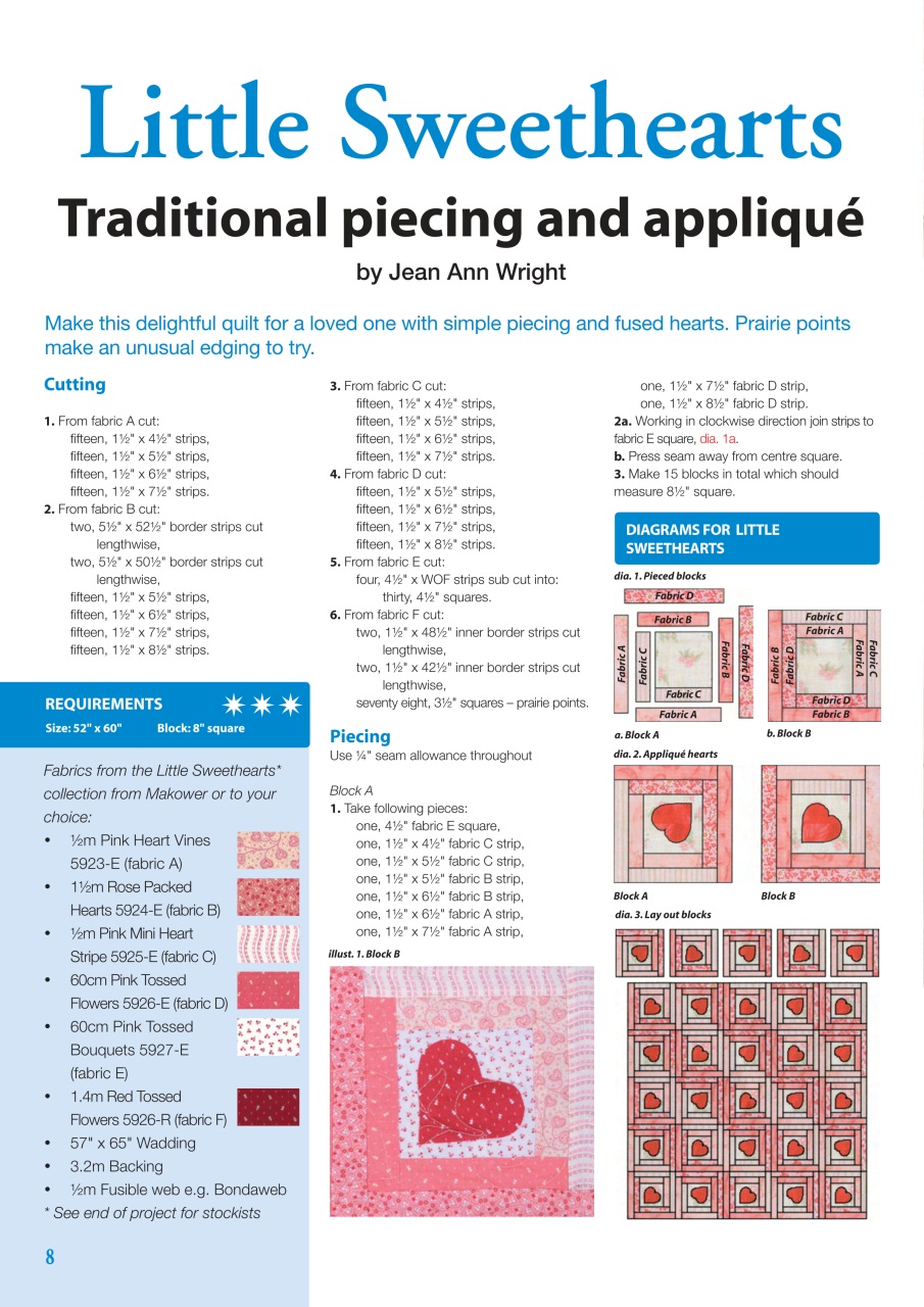 Patchwork and Quilting Preview Pages