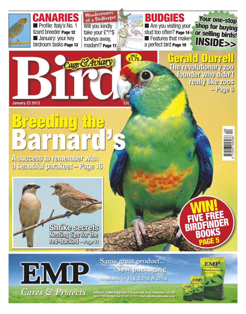 Cage & Aviary Birds Preview Pages