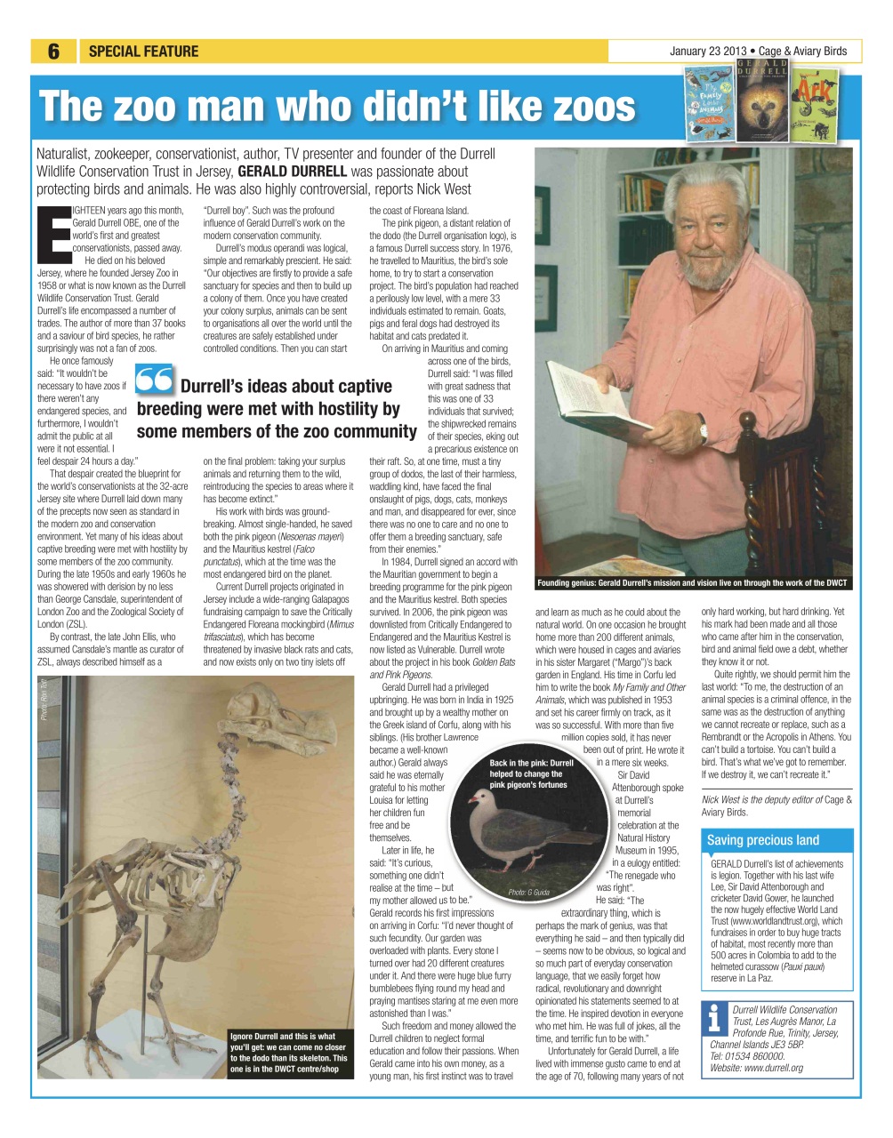 Cage & Aviary Birds Preview Pages